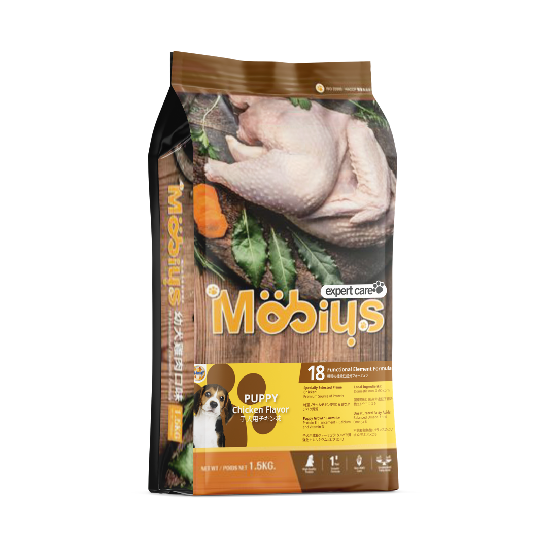 MOBIUS EXPERT CARE PUPPY CHICKEN FLAVOR IMMUNO-PRIME B FORMULA 1.5KG