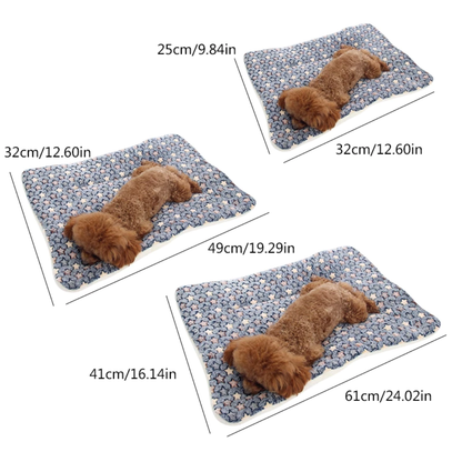 Ultra-Soft Reversible Fleece Pet Sleeping Mat Large