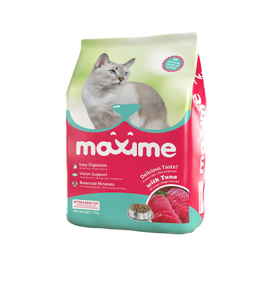 Maxime Dry Cat Food Kitten & Adult Tuna Flavor 7kg
