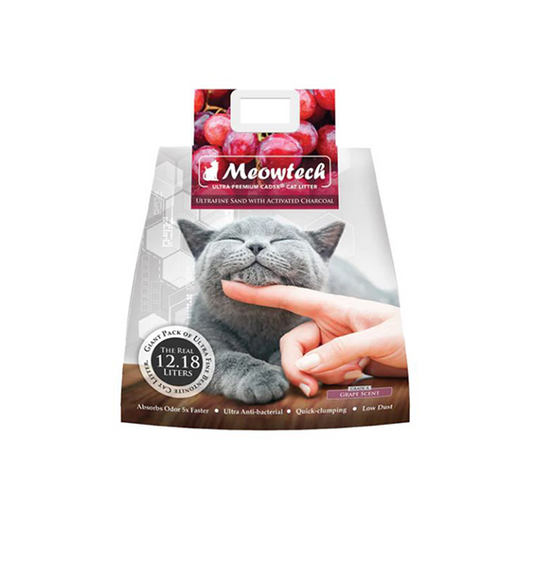 Meowtech Ultra Premium Cat Litter Grape 12.18L