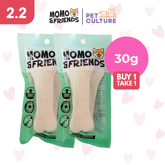 Momo & Friends 4-inch Flat Bone 30g B1T1