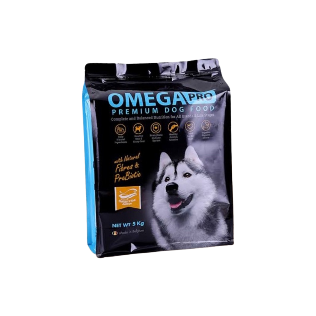 Omega Pro Dry Dog Food for All Life Stages 5kg
