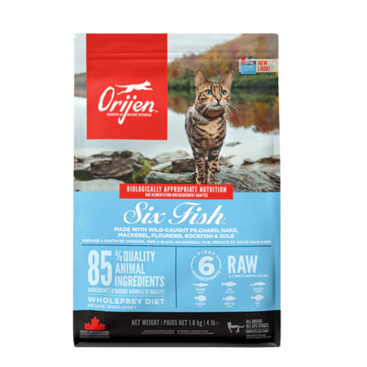 Orijen Six Fish Dry Cat Food 1.8kg