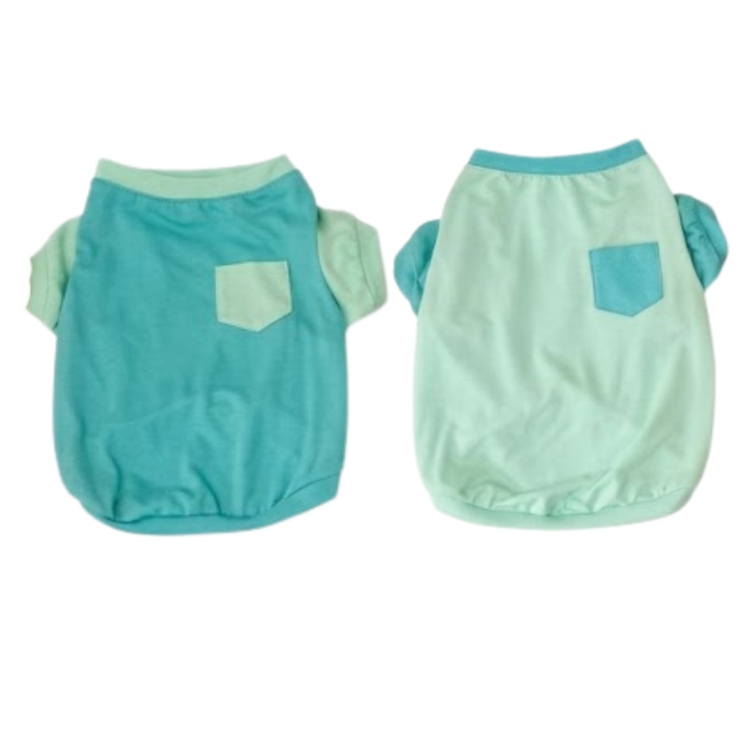 ODRA POOCH COUTURE PET CLOTHES TEES W/POCKET S-XL
