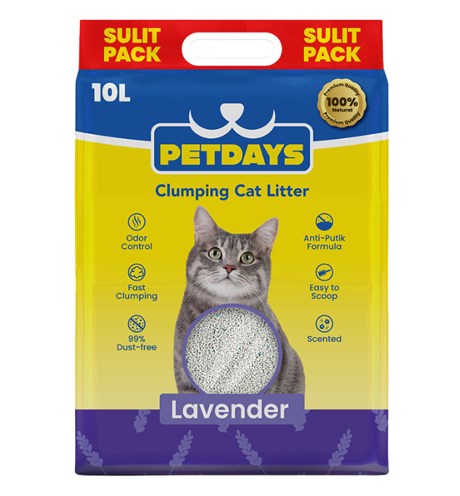 Petdays Cat Litter Lavender 10L