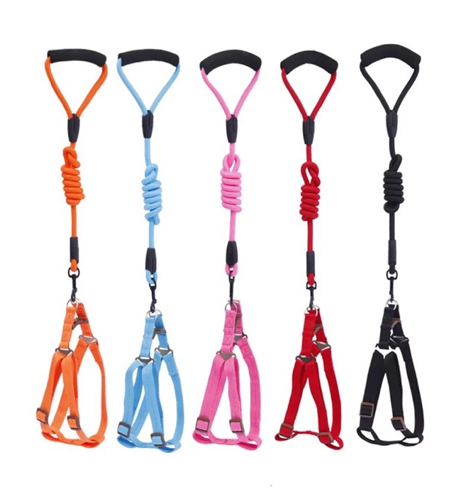 Dog Round Harness with Leash
