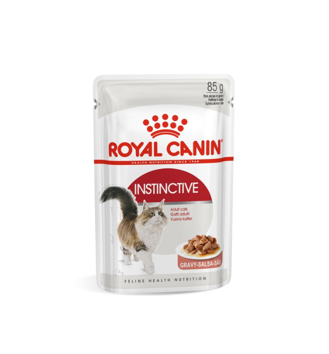 Royal Canin Instinctive Gravy Adult Wet Cat Food 85g