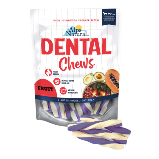 Alps Natural Dental Chews Blueberry Twist 150g