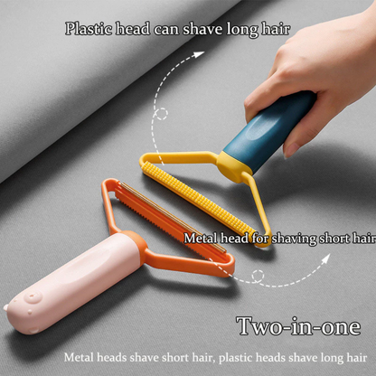 Dual-Head Fabric Shaver & Pet Hair Remover (Two-in-One)