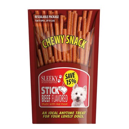 Sleeky Chewy Snack Dog Treats 175g