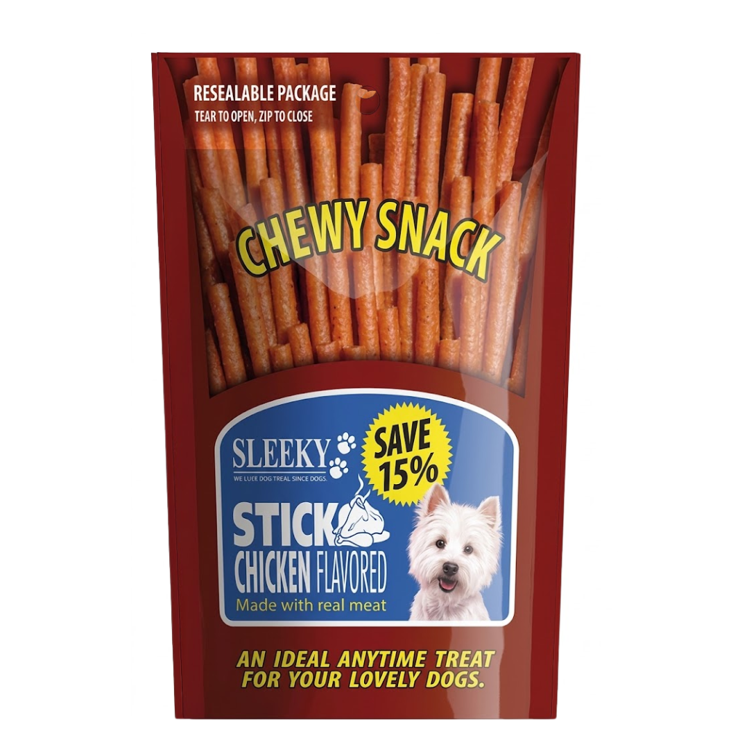 Sleeky Chewy Snack Dog Treats 175g