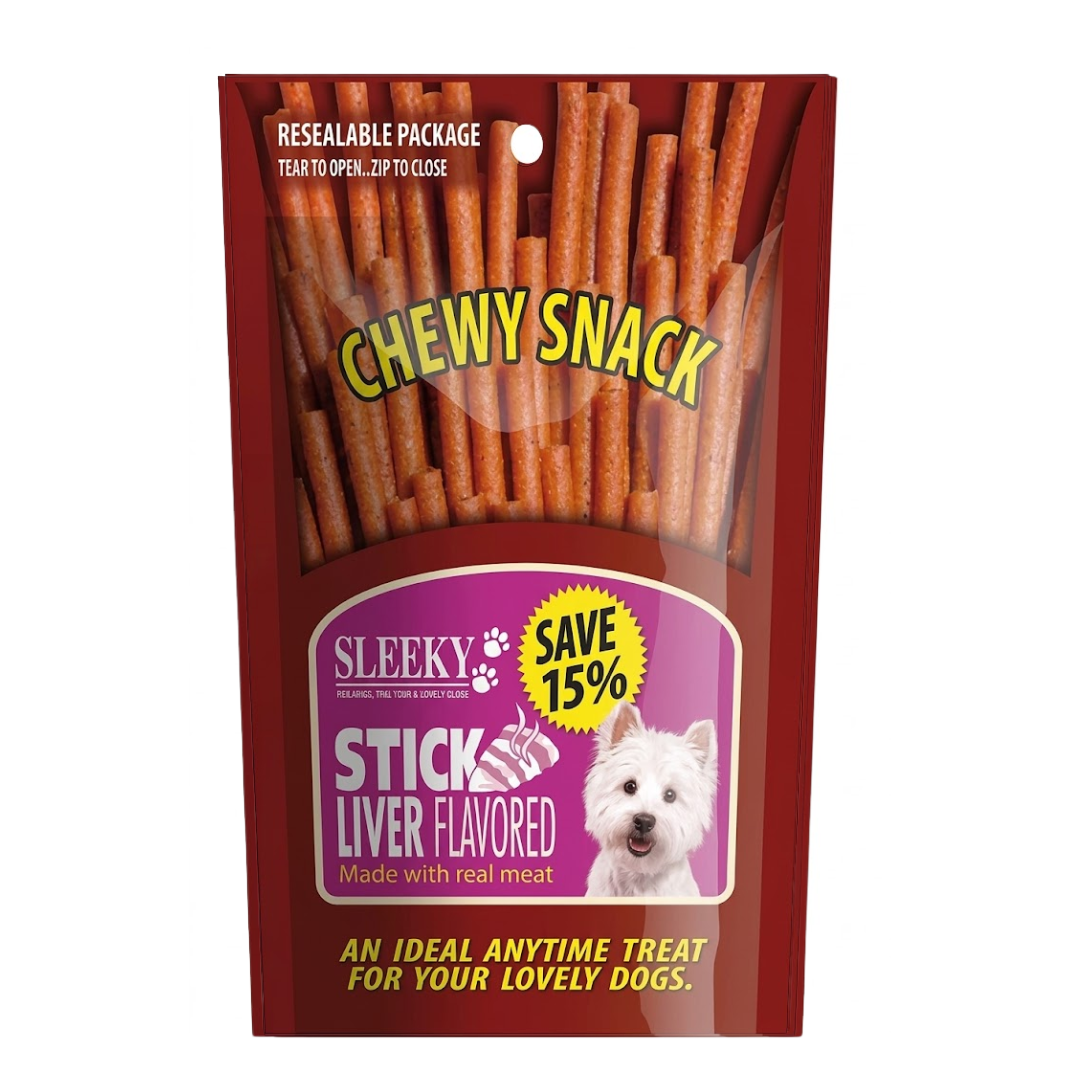 Sleeky Chewy Snack Dog Treats 175g