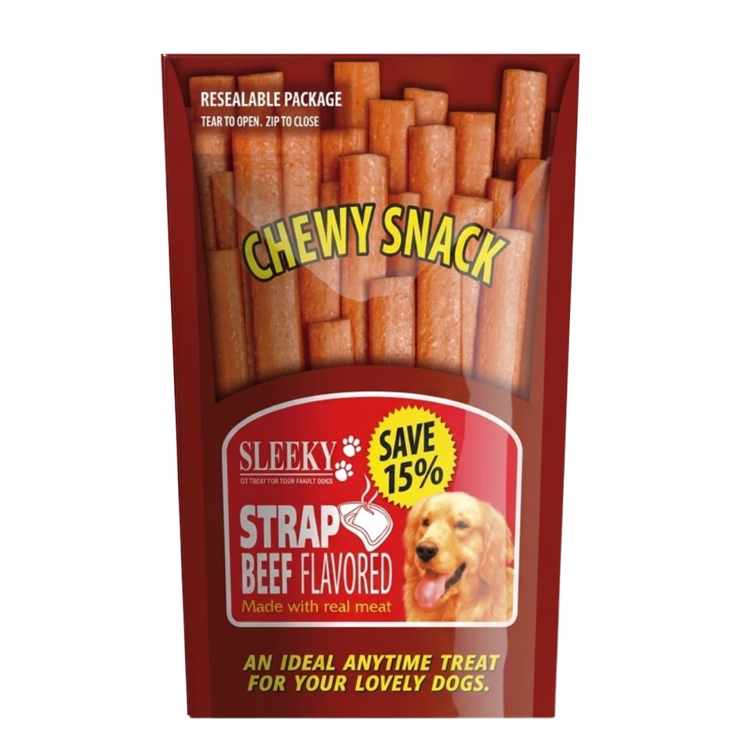 Sleeky Chewy Snack Dog Treats 175g