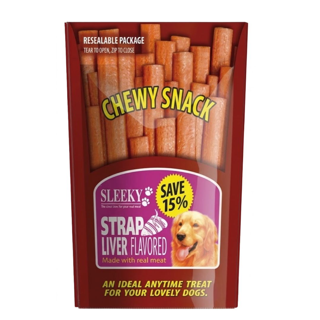Sleeky Chewy Snack Dog Treats 175g