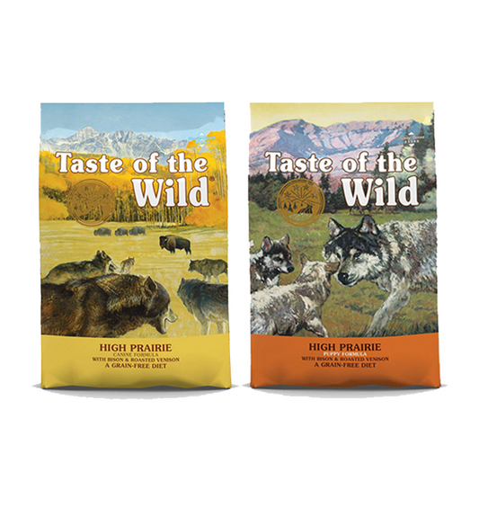 Taste Of The Wild High Prairie with Roasted Bison & Roasted Venison 2kg and 18kg