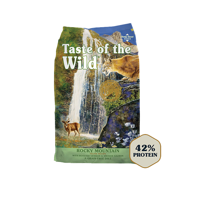 Taste of The Wild Rocky Mountain With Roasted Venison & Smoked Flavored Salmon Cat Dry Food 2kg