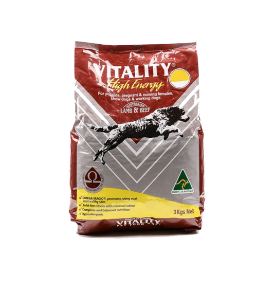 Vitality High Energy Puppy Lamb and Beef 3kg