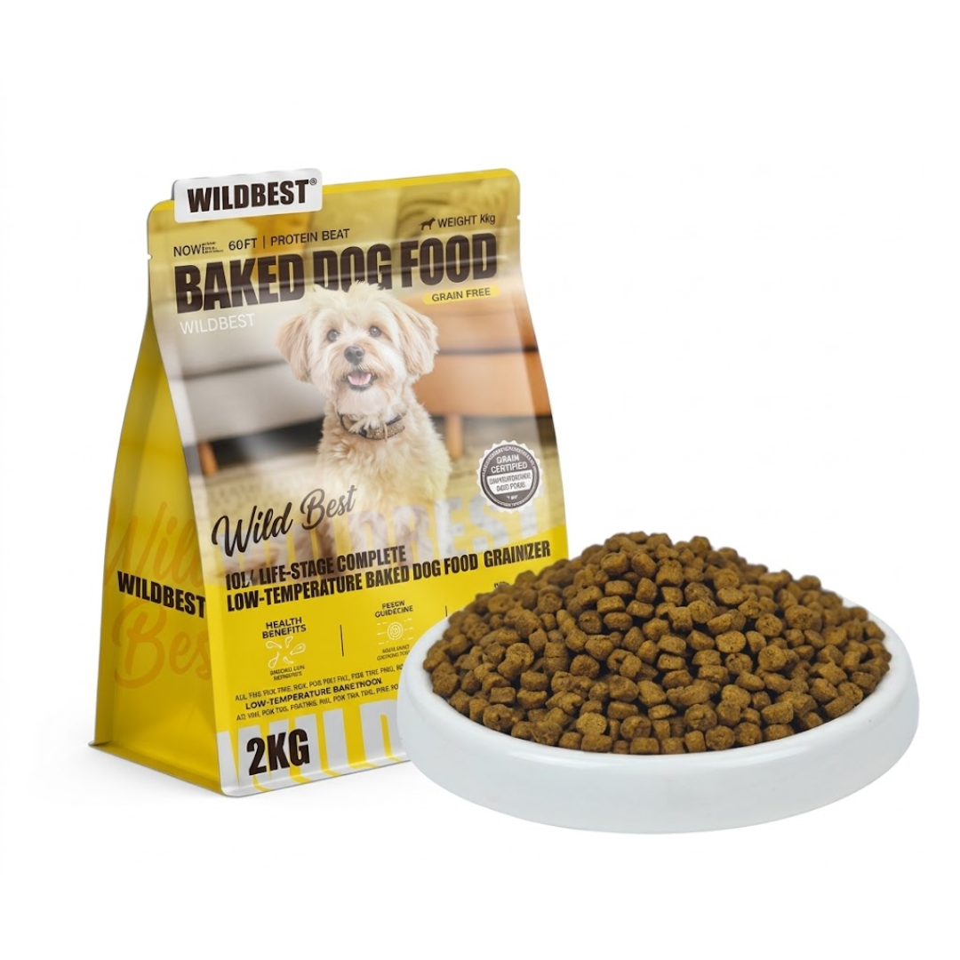 WILDBEST All Life Stages Complete Low-Temperature Baked Dog Food 2kg