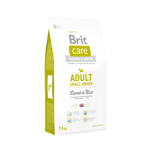 Brit Care Adult Small Breed Hypoallergenic Lamb and Rice