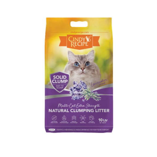 Cindy's Recipe Bentonite Cat Litter Lavender 10L