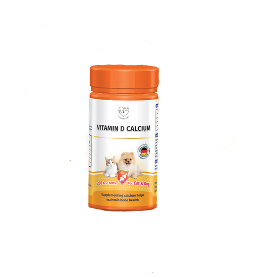 Cassiel Pet Vitamin D Calcium 200Tablet