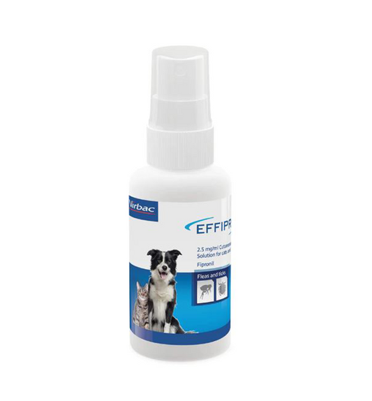 Virbac Effipro Tick and Flea Pet Spray 100ml