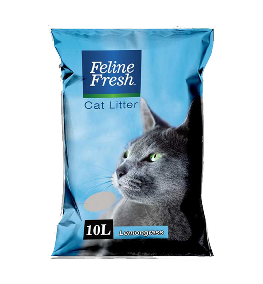 Feline Fresh Cat Litter Sand  Lemongrass 10L