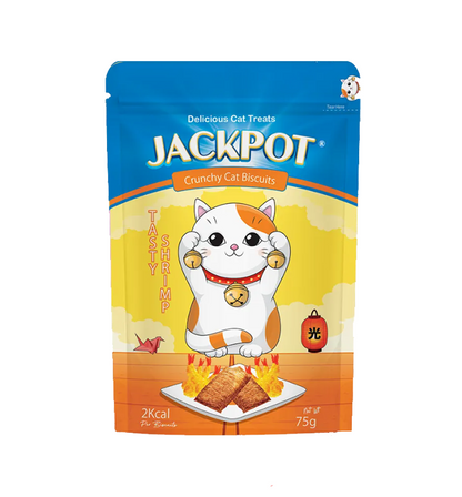 Jackpot Crunchy Cat Biscuit 75g