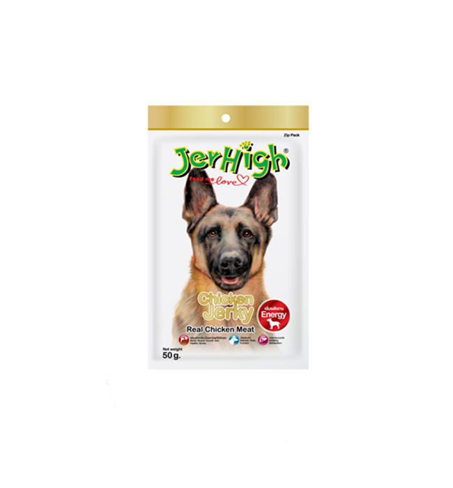 Jerhigh Treats for Dogs Chicken Jerky 50g