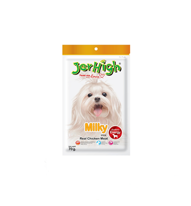 Jerhigh Treats for Dogs Milky 70g
