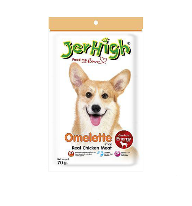 Jerhigh Treats for Dogs Omellete 70g