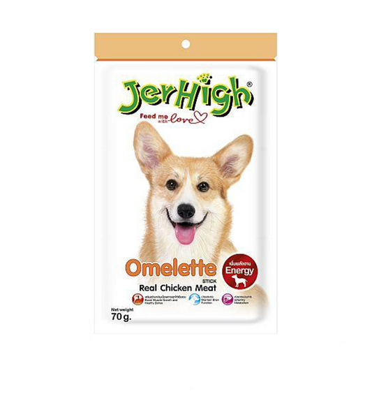 Jerhigh Treats for Dogs Omellete 70g