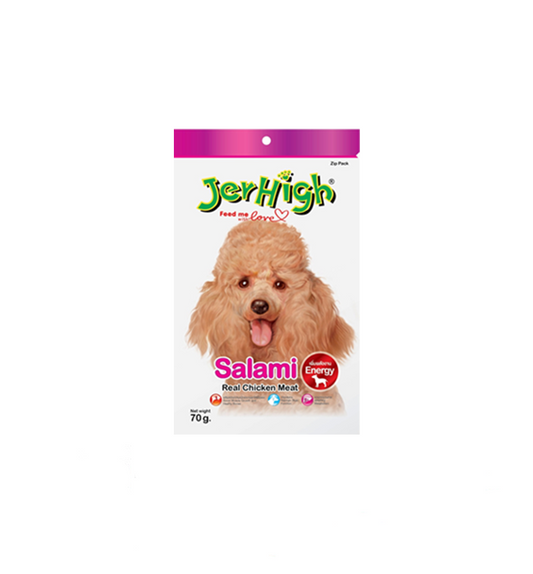 Jerhigh Treats for Dogs Salami 70g