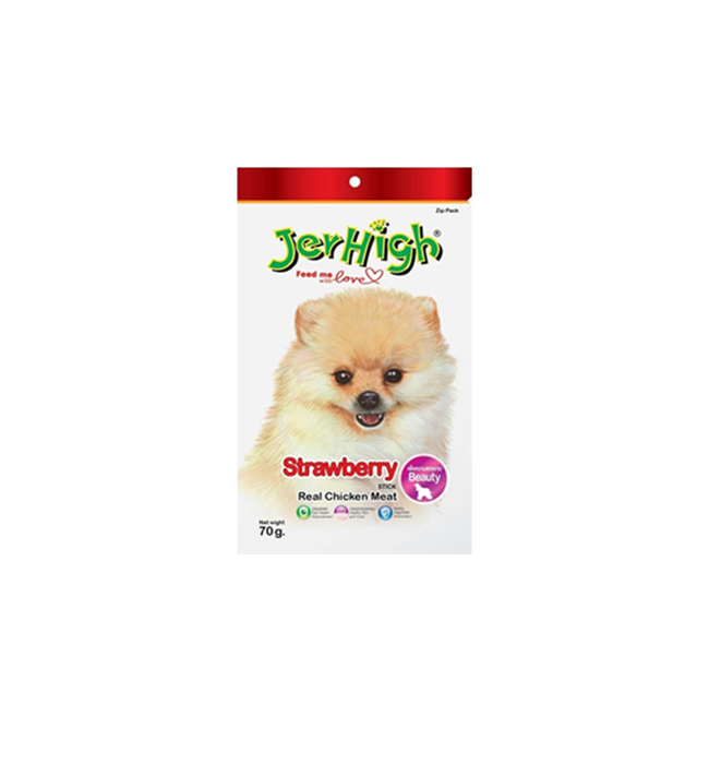 Jerhigh Treats for Dogs Strawberry 70g