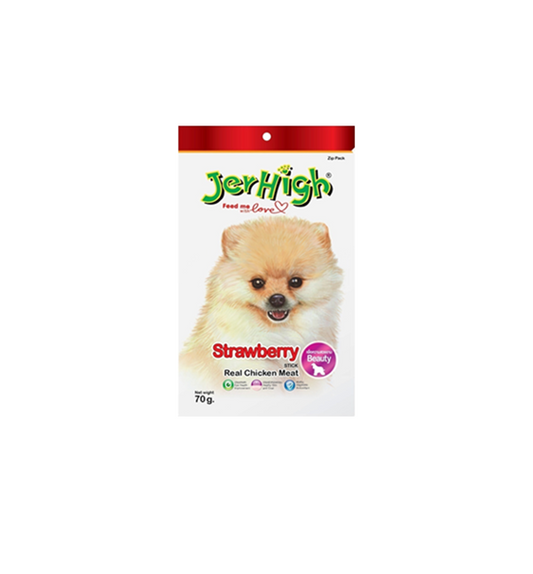 Jerhigh Treats for Dogs Strawberry 70g