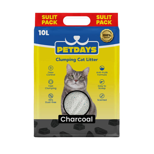 Petdays Cat Litter Charcoal 10L