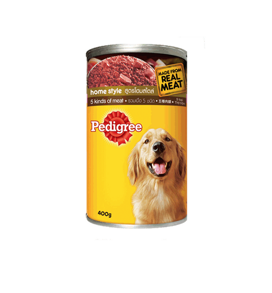 Pedigree Can Wet Food Adult 5 Kinds of Meat 400g