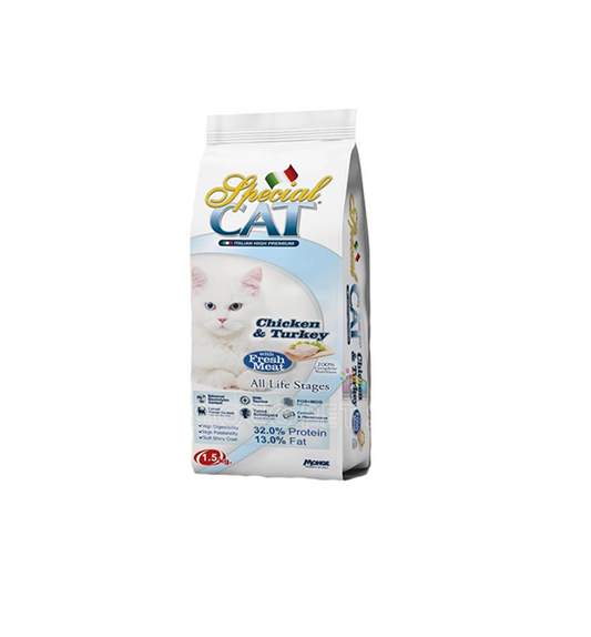 Special Cat Chicken & Turkey All Life Stages  1.5kg