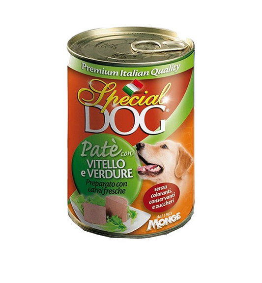 Special Dog Can Adult Veal & Vegetables Wet Food 400g