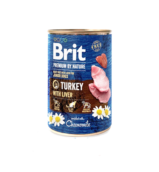 Brit Premium By Nature Turkey w/ Liver 400g