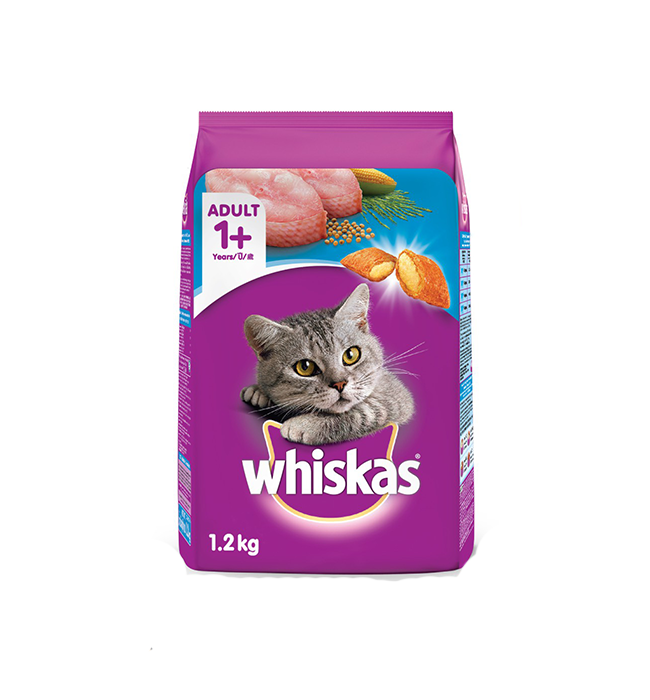 Whiskas Cat Dry Food Adult 1.2kg